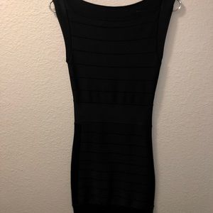 French connection black bandage dress